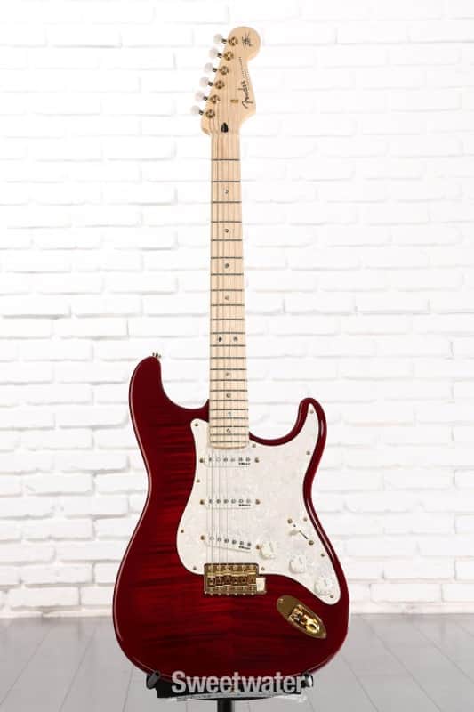 Fender Richie Kotzen Stratocaster Electric Guitar - Transparent Red Burst (StratRKTRBd1)