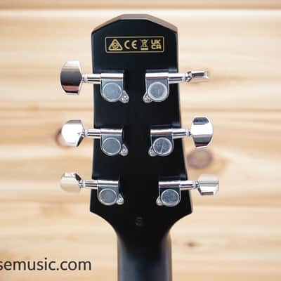 Ibanez AAD77CE-TKS Advanced Acoustic - Transparent Black Sunburst High Gloss image 13