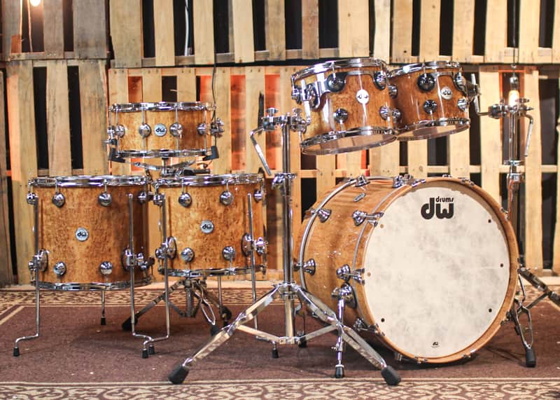 DW Collector's Birch Kurillian Birch Drum Set - 22,10,12,14,16,6.5x14 - SO#1291942 image 1