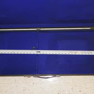 1960's*TEISCO-KENT-*RED PLAID*GUITAR CASE*BARITONE?BASS INTERIOR 43"x21.5"x13.5" image 10