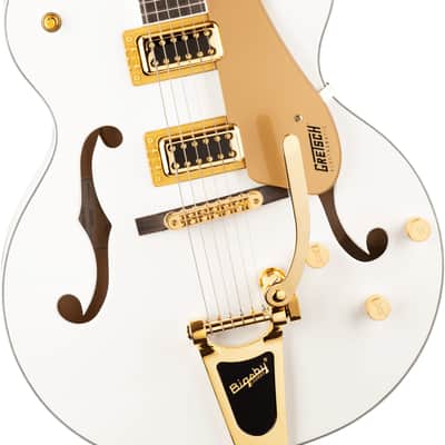 Gretsch G5422TG Electromatic Classic Hollow Body Double Cut With Bigsby Snowcrest White image 4