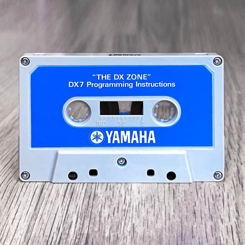 Yamaha DX7 & DX9 "THE DX ZONE" Instruction and Demo Cassette Tape // Nice!! image 1