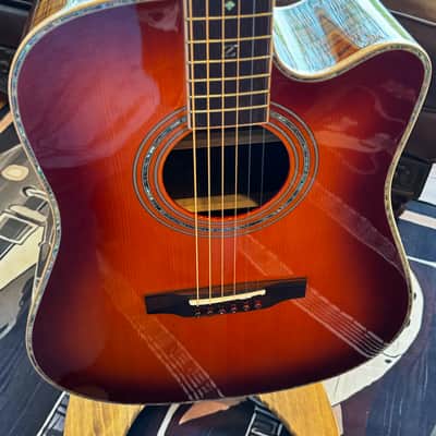 Zager ZAD-900CE 50th Anniversary Edition - Sunburst Fishman Aura Pro Pickup image 8