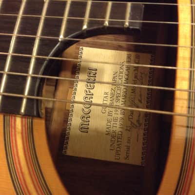 Ibanez  mario maccaferri guitar 1981 VERY RARE image 12