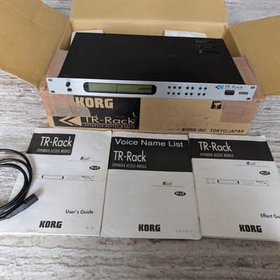 Korg Trinity TR Rackmount 32-Voice Polyphonic Workstation 1998 - Silver