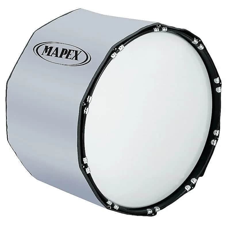 Mapex 20" Marching Bass Drum Cover Gray image 1