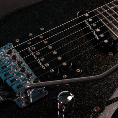 Edwards E-MV-125FR Custom Color Order – Japan – Black w/ Gold Sparkle – Excellent image 6
