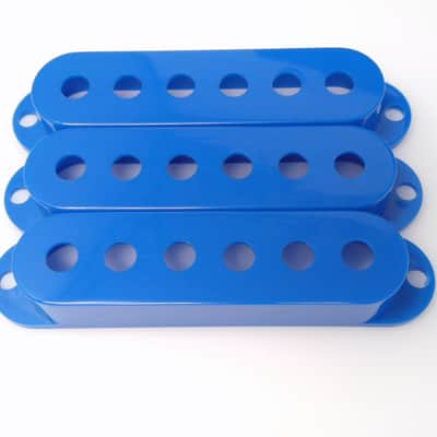 True Custom Shop® Blue 52mm Single Coil Pickup Covers for Fender Stratocaster image 2