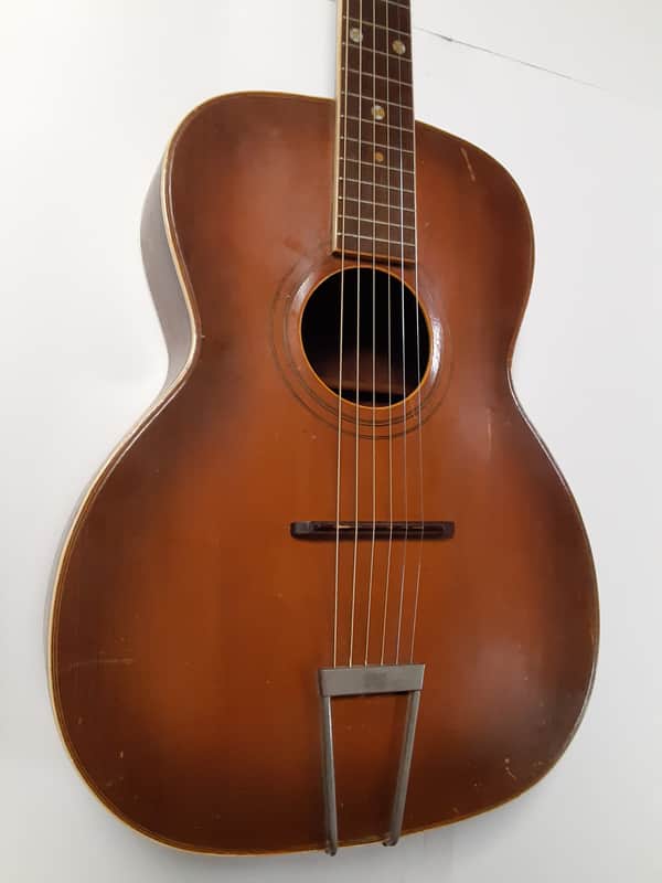 Rare 1930's Slingerland May Bell - Archtop Round Sound Hole Guitar image 1