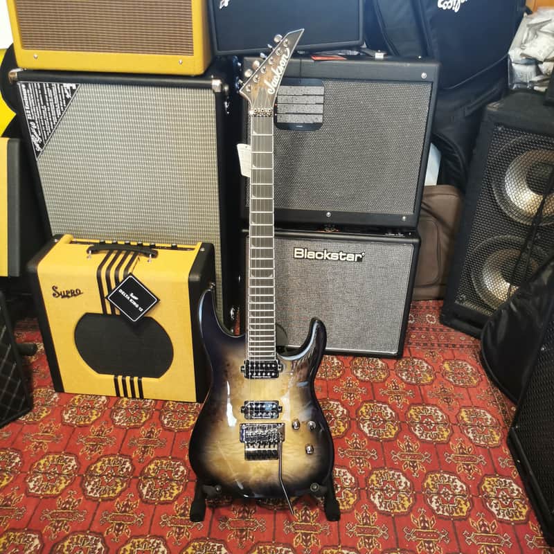 Jackson pro series sl2 soloist mah 2022 trasparent black burst image 1