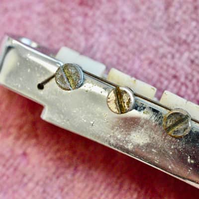 Vintage Gibson 1965 ABR-1 Bridge Chrome - NO patent Number RARE w/ nylon saddles image 19