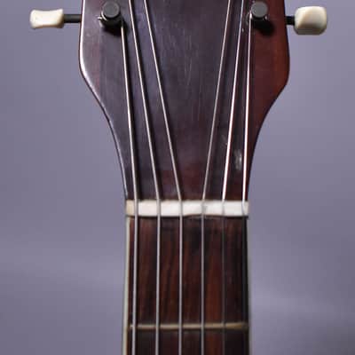c.1960's Airline N-2 Acoustic Archtop Sunburst image 5
