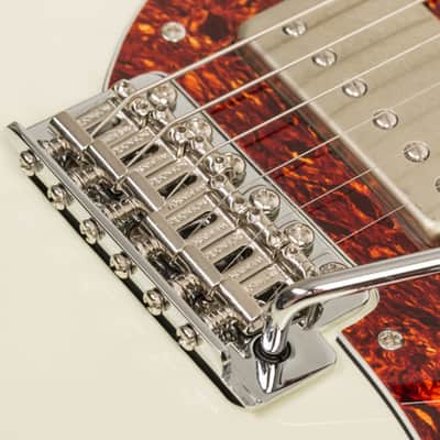 Fret-King FKV6GW Corona 'GW' Geoff Whitehorn, Vintage White image 2