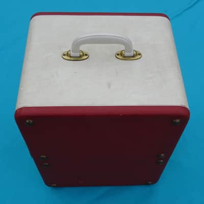 Montarbo Super MB 1959 White & Red All Tube Amp RARE Made in Italy image 4