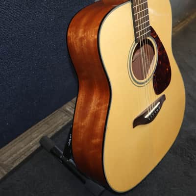 Yamaha FG700S Dreadnought Acoustic Guitar, Natural, 6-String image 11