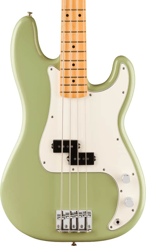 Fender Player II Precision Electric Bass, Maple Fingerboard, Birch Green image 1