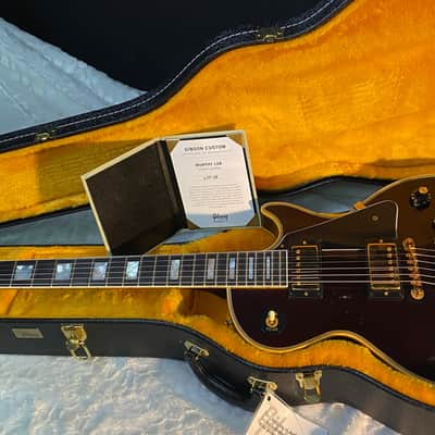 NEW! Gibson Custom Shop Murphy Lab '68 Les Paul Custom Reissue - Light Aged Walnut Finish - Authorized Dealer - Only 9.2 lbs - G06604 image 15
