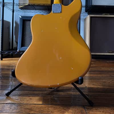 Partscaster - Jazzmaster w/ lipstick pickups - custom 2022 - Gold image 5