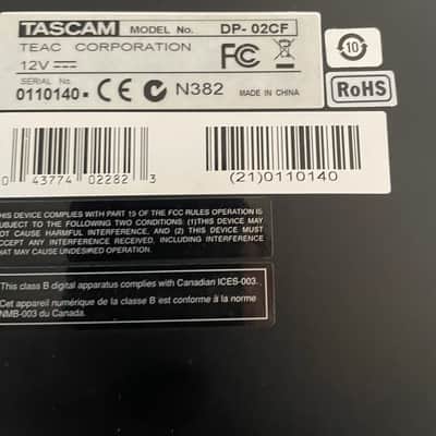 TASCAM Digital Portastudio DP 02 CF - Black image 8