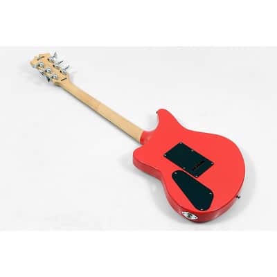 D'Angelico Premier Series Bedford SH Limited-Edition Electric Guitar with Tremolo Regular Fiesta Red image 2