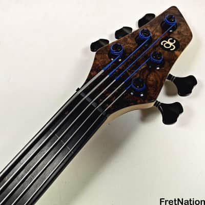 AC Guitars Krell 5-String Fretless Bass 34" Scale ACG Turkish Walnut 8.86lbs image 18