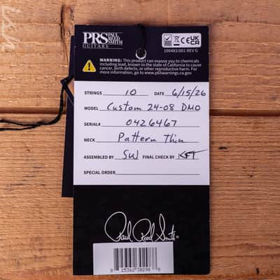 PRS Wood Library Custom 24-08 10-Top DMO Sage image 13