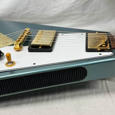 Gibson USA Custom Shop '59 1959 Reissue Flying V Guitar with COA + Case - Pelham Blue image 15