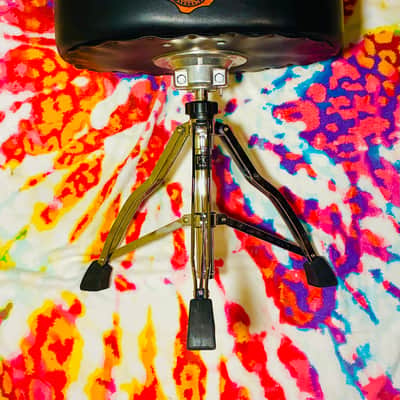 Tama HT730 1St Chair Ergo-Rider Trio Drum Throne 2010s - Black/Chrome image 2