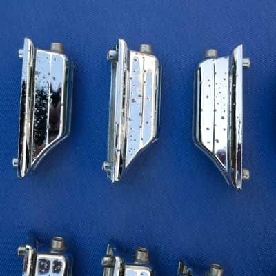 Rogers Beavertail Lugs Lot of 12 Bassdrum 70s image 4