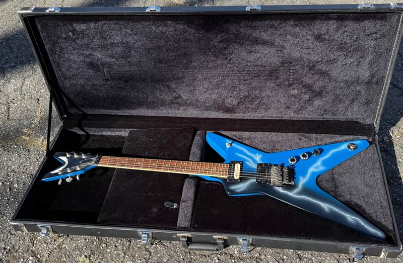 Dean Dimebag Dean from Hell CFH Lightning Bolt Graphic | Reverb