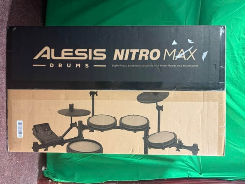 Alesis Nitro Max Kit Electronic Drum Set 2023 - Present Black New image 1