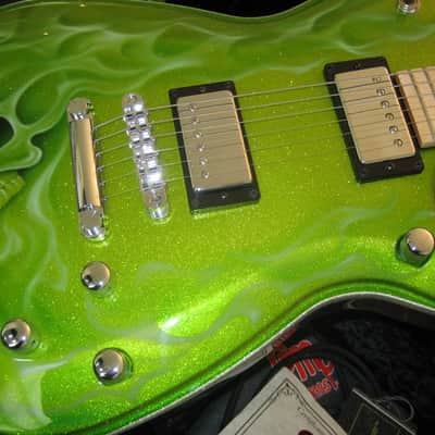 GMP Roxie 2010 - Super Sparkle Green - Ghost Skull image 5