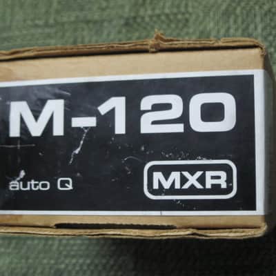 used MXR EMPTY Box and original Owner's Manual ONLY for Auto Q M120 pedal (NO pedal / NO other paperwork) late 1990s / early 2000s - BOX: brown cardboard // Owner's Manual: gloss quality paper image 13