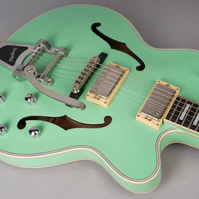 Hofner Thin President E2 - 2009 - Germany - Surf Green w/OHSC image 15