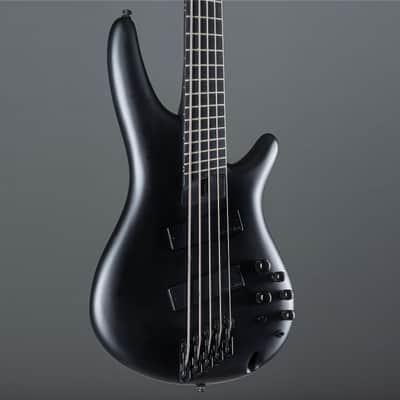 Ibanez Iron Label SRMS625EX-BKF Black Flat - 5-String Electric Bass image 6