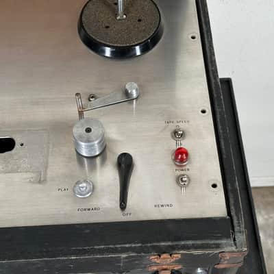 Vintage Ampex 400 Series Tube Mic Preamp & Transport Reel to Reel Tape Deck image 6