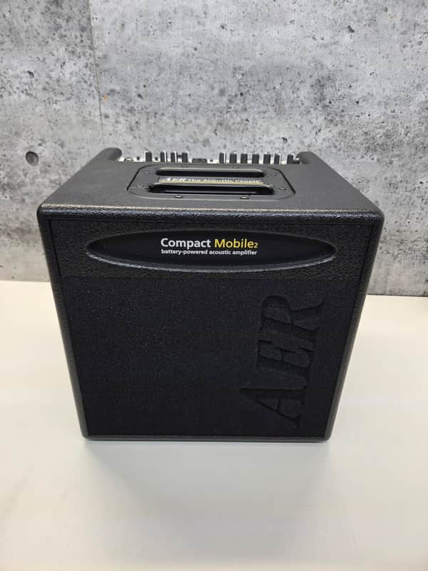AER Compact Mobile2 Portable 60-Watt Acoustic Guitar Combo 2010s - Black image 1