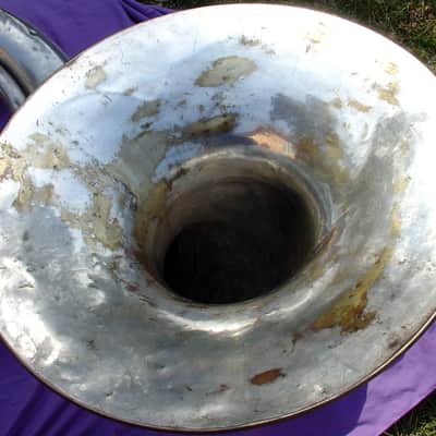 Vintage  Conn 32K "Naked Lady" sousaphone image 10