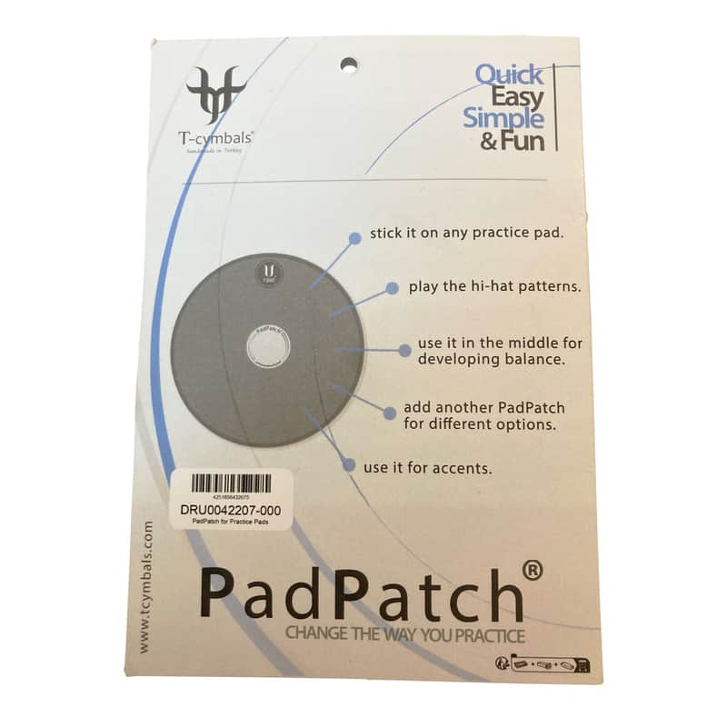 T-Cymbals PadPatch for Practice Pads - Accessory for Drums image 1