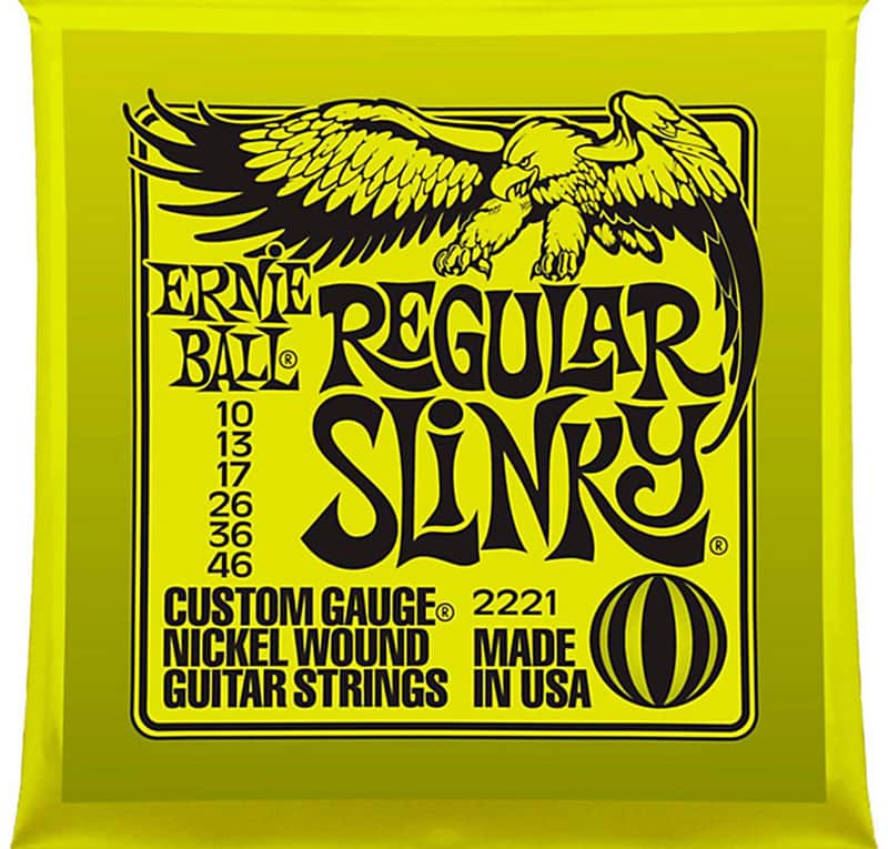 Ernie Ball 2221 Regular Slinky Nickel Wound Set Electric Guitar Strings - 6 PACK image 1
