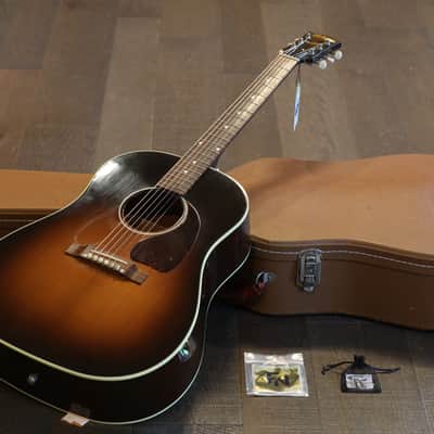 2015 Gibson J-45 Vintage Torrified Adirondack Acoustic Guitar Vintage Sunburst + OHSC image 1