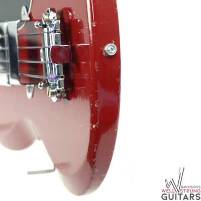 1965 Gibson EB-0 - Cardinal Red image 12
