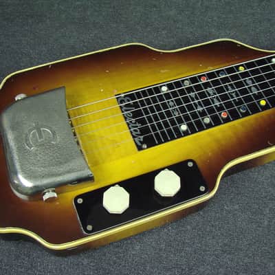 Vintage Epiphone Electar Six-String Electric Lap Steel Guitar W/Case image 4