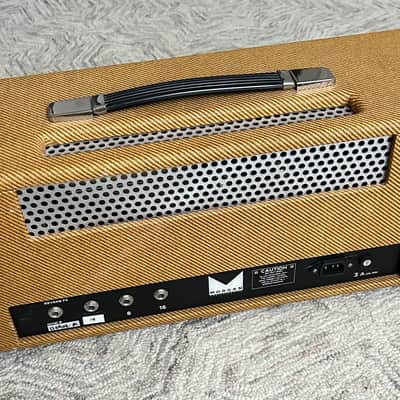 Morgan Amplification Goat JS40 Tube Head Super Reverb w/ 3 knob Spring Reverb Rare ! - Tweed image 7