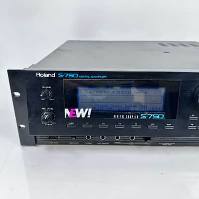 1991 Rare Roland S-750 Digital Sampler Rack Unit image 5