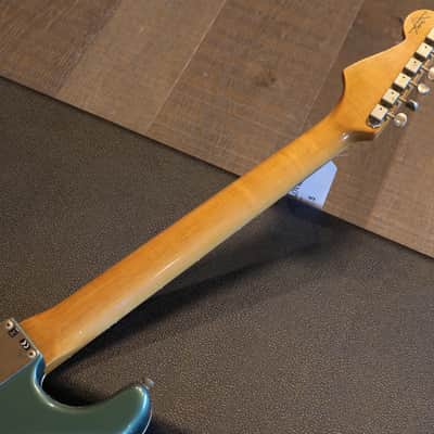 Unplayed! 2021 Fender Custom Shop Stratocaster HST Electric Guitar Aged Sherwood Metallic Relic + COA OHSC image 19