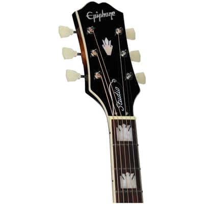 Epiphone J-200 Studio EC, Vintage Sunburst, with Gig Bag image 7