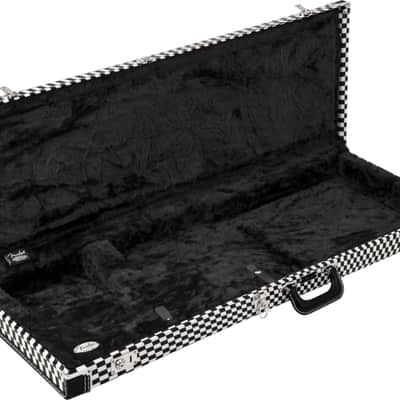 Fender Classic Series Case, Strat/Tele, Wavy Checkerboard Guitar Case image 4