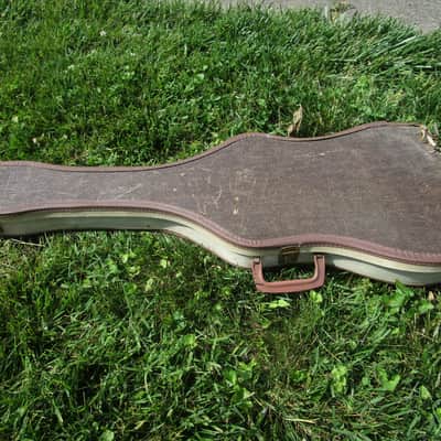 Valco Tosca Guitar, 1960's, Red Finish, Kluson Tuners, Kay Case image 14