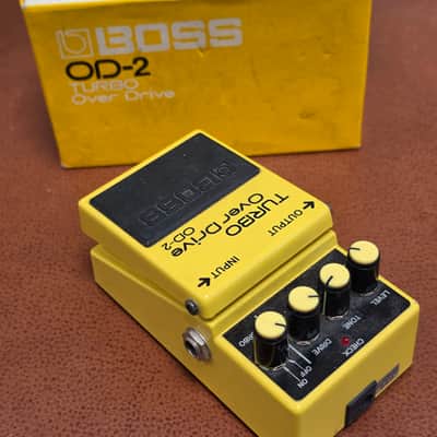 Vintage Boss OD-2 Turbo Overdrive (1987) - Rare MIJ Black Label - With Original Box image 7